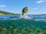 A study revealed that Japan's bluegill fish descend from just 15 individuals brought over in 1960.(AI-generated/ChatGPT)