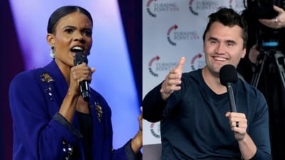 Candace Owens leveled shocking allegations against TPUSA over Charlie Kirk's assassination. (Reuters photos)
