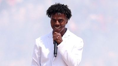 IShowSpeed says fame brings huge attention, but he still values family, simple routines and staying true to himself. (Photo by Carl Recine / GETTY IMAGES NORTH AMERICA / Getty Images via AFP) (Getty Images via AFP) IShowSpeed says fame brings huge attention, but he still values family, simple routines and staying true to himself. (Photo by Carl Recine / GETTY IMAGES NORTH AMERICA / Getty Images via AFP) (Getty Images via AFP)