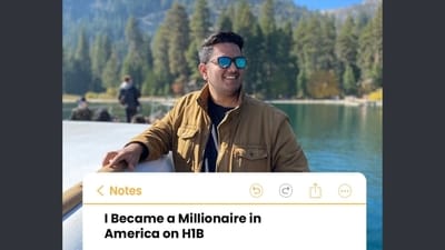 Digital content creator Pritesh Jagani who claimed he became a millionaire. (Instagram/@yudi.j)