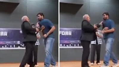 Nirma University will probe a professor-student confrontation after a video of the professor grabbing the student’s collar went viral and sparked protests.