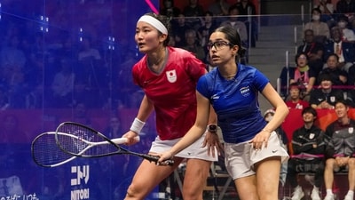 Anahat rallies to storm into final of women's singles squash. (PTI)