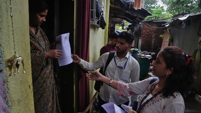 The ECI said BLOs will visit the homes of people who have been issued notices for being “unmapped and logical discrepancies” and collect their documents. (Praful Gangurde/ HT Photo/ Representational)