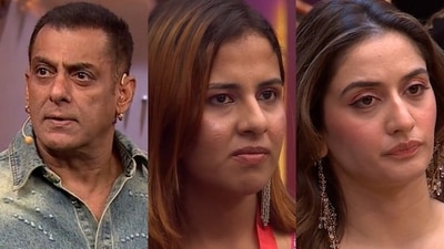 ‘Your language is going somewhere else’: Salman Khan calls out Rhiti Tiwari over Uditi Singh diss battle.