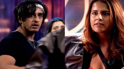 Qazi Touqeer and Rhiti Tiwari's behaviour in the reality show was discussed in the Weekend Ka Vaar.