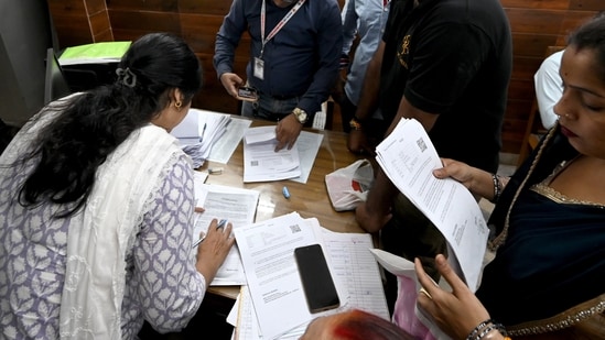 Students eligible for registration will be encouraged to submit Form-6 for inclusion in the electoral rolls. (HT Photo/ Ishant Chauhan)