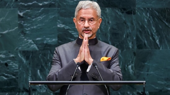 EAM Jaishankar on Saturday addressed the 81st United Nations General Assembly at UN headquarters in New York City, US.