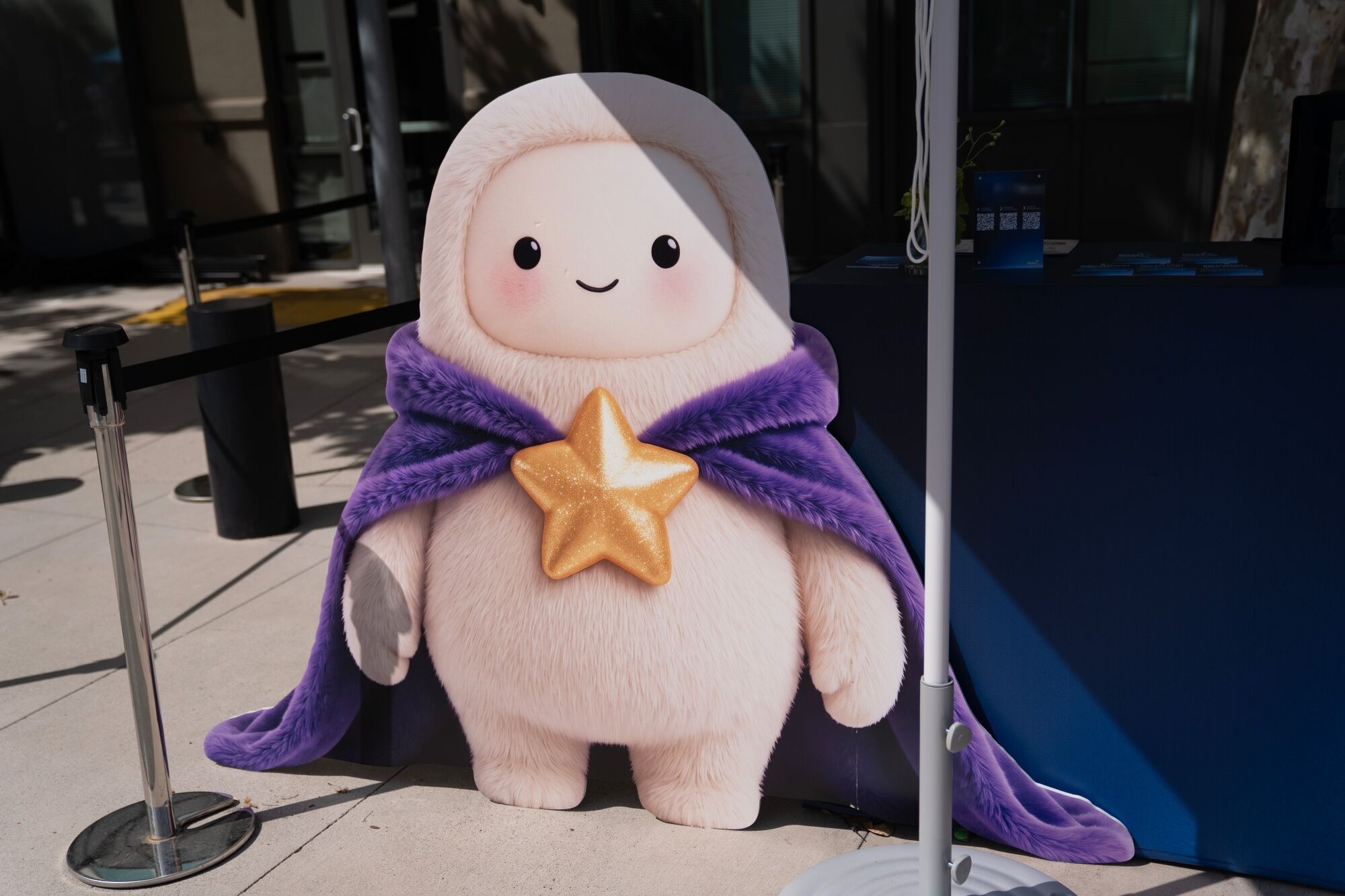Jolly, the mascot for the Muse AI agent, during an event in California, US. (Bloomberg) Jolly, the mascot for the Muse AI agent, during an event in California, US. (Bloomberg)