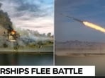 US warships flee the Gulf of Oman after Iran's one attack on its carriers? 