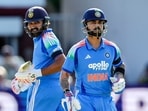 Rohit Sharma and Virat Kohli in action!(ANI Pic Service)