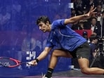 Abhay Singh competes against Malaysia’s Eain Yow Ng during the men's singles final. (PTI)