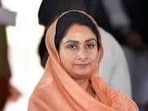 Bathinda MP Harsimrat Kaur Badal (HT File)