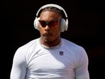 Minnesota Vikings looks on prior to the game against the Tampa Bay Buccaneers at Raymond James Stadium on September 27.