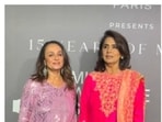Soni Razdan and Neetu Kapoor posed together. 