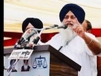 SAD president Sukhbir Singh Badal (HT File)