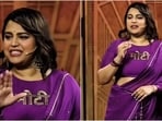 Swara Bhasker stole attention by wearing a blouse with 'moti' written on it. 