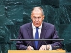 Russian Foreign Minister Sergei Lavrov addresses the 81st United Nations General Assembly at UN headquarters in New York City, US, September 26, 2026. 