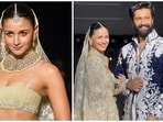 Alia Bhatt and Vicky Kaushal walks the ramp for Manish Malhotra. 