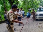 Police arrested the man, whom they suspected to be her boyfriend.