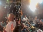 A massive protest was held in Tilak Nagar against the alleged hooliganism of BJP government minister Parvesh Verma.