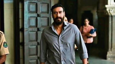 Ajay Devgn in a still from Drishyam 2. Ajay Devgn in a still from Drishyam 2.