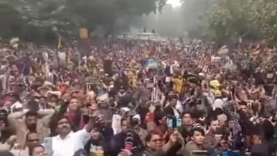 The police noted that the footage being circulated was from a past event. The police noted that the footage being circulated was from a past event.