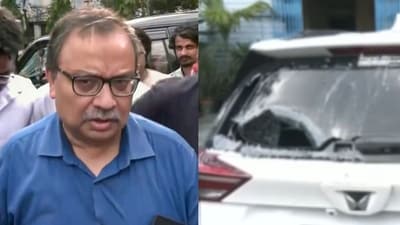 Kunal Ghosh, who belongs to Mamata faction of TMC, alleged that BJP was behind the fresh attack on him on Sunday. (ANI) Kunal Ghosh, who belongs to Mamata faction of TMC, alleged that BJP was behind the fresh attack on him on Sunday. (ANI)