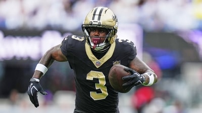 The Saints subsequently listed Travis Etienne Jr. as questionable to return (AP Photo)