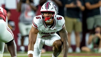 Dylan Stewart has been suspended indefinitely following Saturday’s loss to Alabama. (AP Photo)