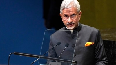 Subrahmanyam Jaishankar, India's external affairs minister, during the United Nations General Assembly (UNGA) in New York, US, on Saturday, Sept. 26, 2026. Subrahmanyam Jaishankar, India's external affairs minister, during the United Nations General Assembly (UNGA) in New York, US, on Saturday, Sept. 26, 2026.