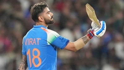 However, it was Virat Kohli who stole the show with an unbeaten 139. This was his 86th international ton, as he smashed his way to help India win by 8 wickets and 50 balls to spare. (AP) However, it was Virat Kohli who stole the show with an unbeaten 139. This was his 86th international ton, as he smashed his way to help India win by 8 wickets and 50 balls to spare. (AP)