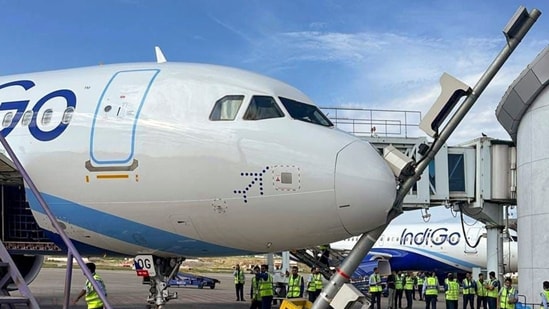 Indigo flight suffered tail strike.