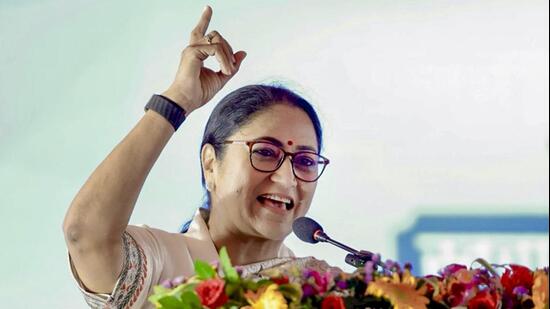 Rekha Gupta defended the Election Commission and accused the opposition of trying to divert public attention by seeking the CEC’s resignation. (PTI)