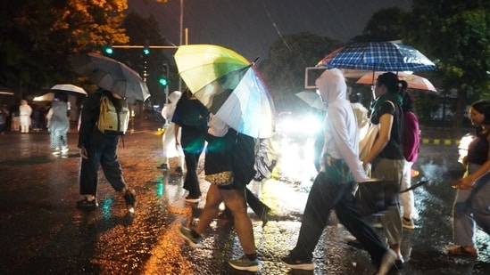 Delhi, Saturday’s walk marked the first time that around 20 police personnel and four PCR vans were deployed for security, and moved alongside these women in the lanes of Kalkaji.
