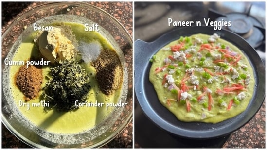 A high-protein vegetarian breakfast recipe for a fulfilling morning.
