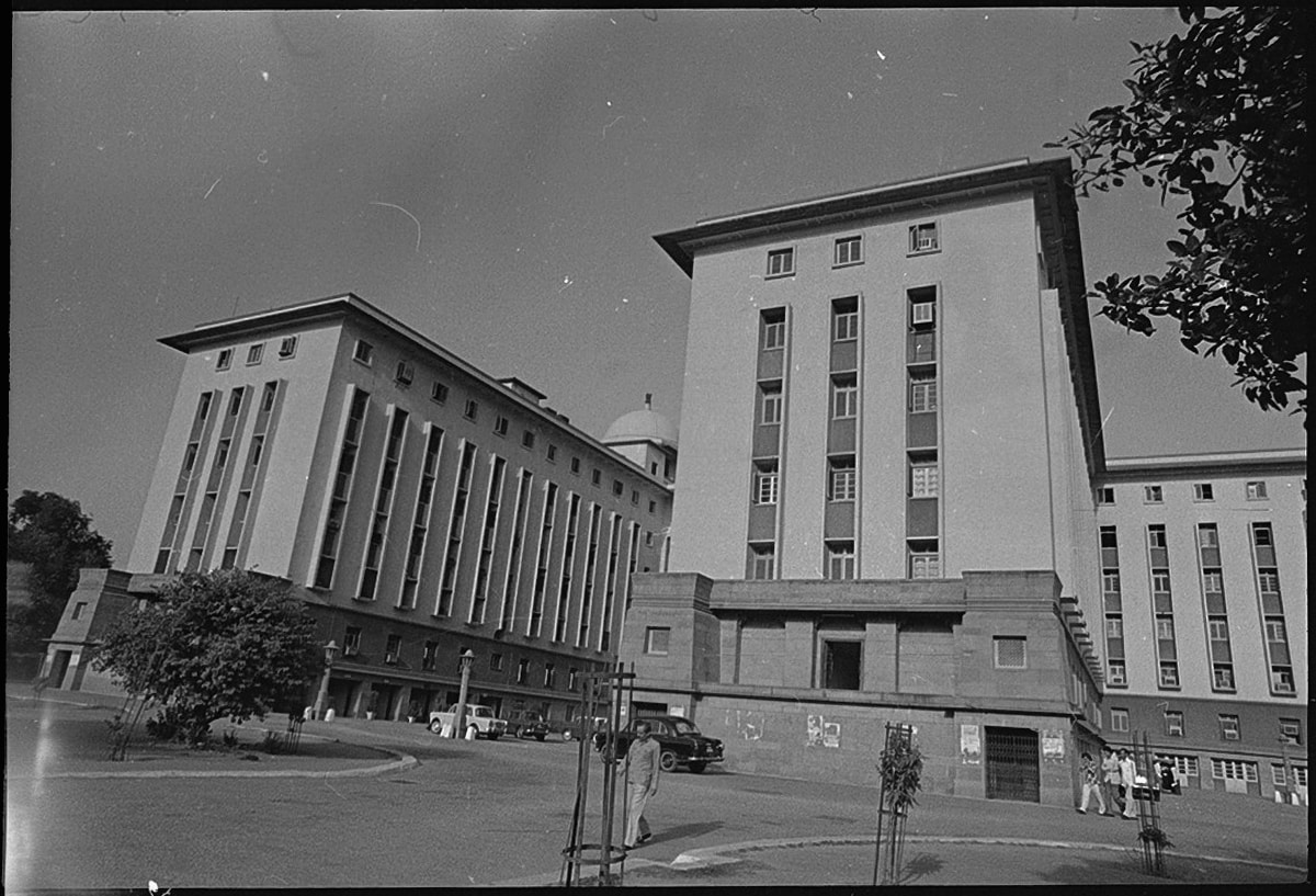 Udyog Bhawan, in 1981. (HT Archive)