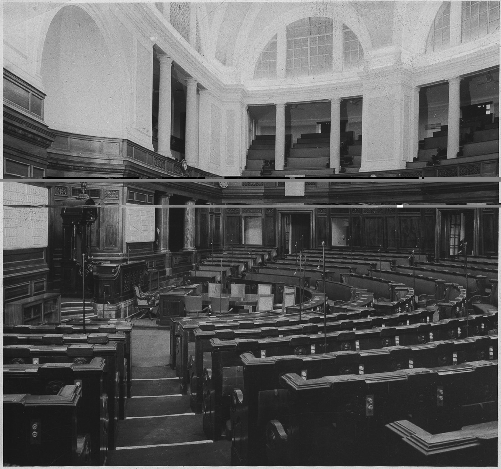 Inside the old Parliament House. (HT Archive)