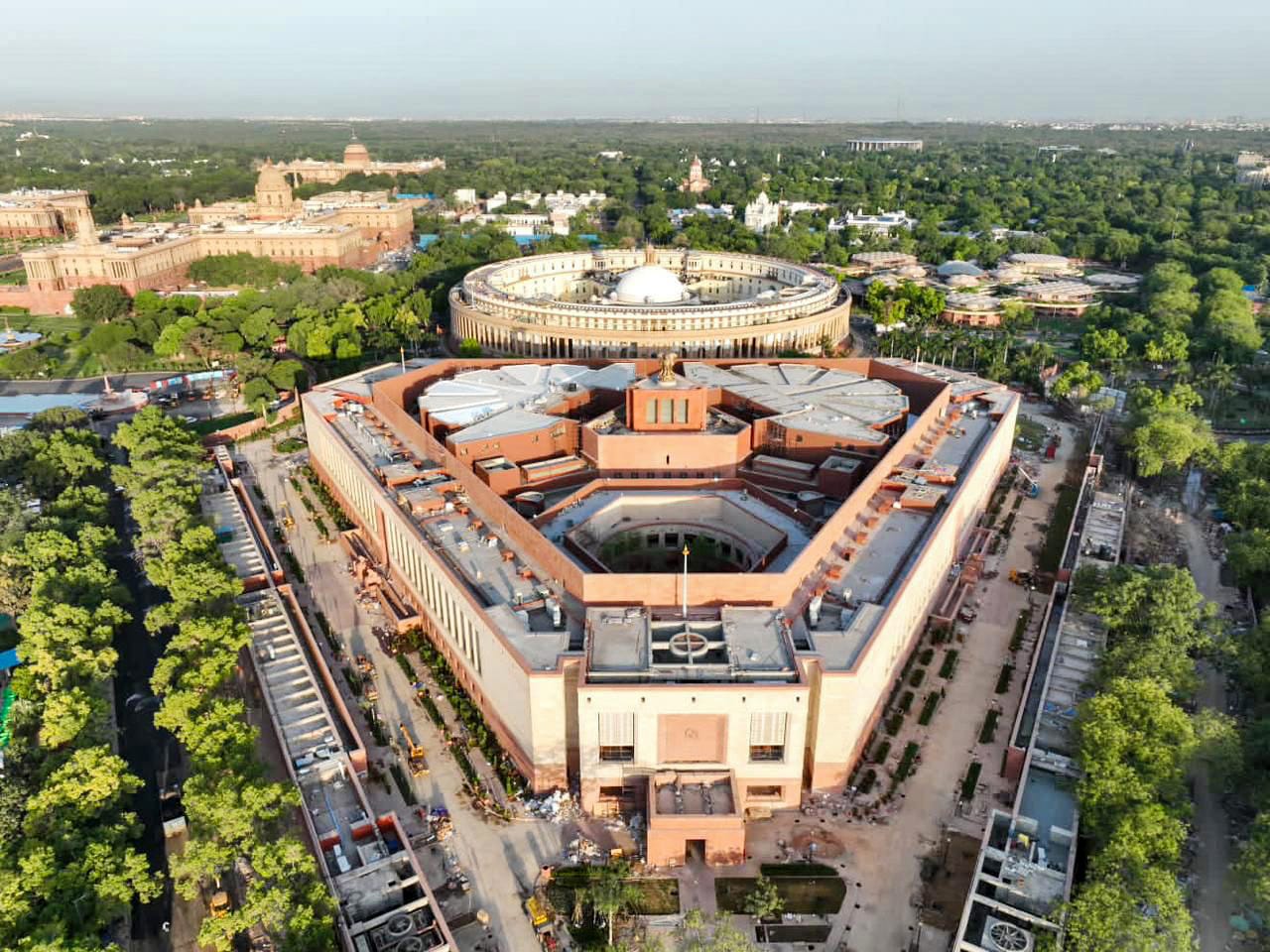 The new Parliament building. (Photo courtesy: PIB)