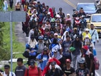 The “Faith and Hope” caravan, made up largely of Honduran migrants, has entered southern Mexico and is moving north.