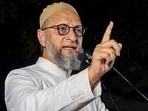 All India Majlis-e-Ittehadul Muslimeen national president Asaduddin Owaisi . (HT file)