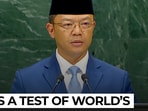 UNGA: Indonesia accuses Israel of clear violations in Gaza, says Palestine tests world’s conscience