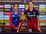 Smriti Mandhana and Jemimah Rodrigues with the WPL trophy. Smriti Mandhana and Jemimah Rodrigues with the WPL trophy.