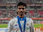 Gulveer Singh won a silver medal at the Asian Games on Monday. 