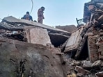 The explosion brought down the two-storey building, trapping family members under debris and affecting several nearby houses, the SP said.