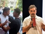 Congress MP Rahul Gandhi slammed BJP minister Parvesh Verma for slapping a man during a road inspection in Delhi.