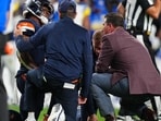 RJ Harvey injury update: Broncos RB evaluated for concussion after big hit vs Rams. 