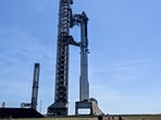 SpaceX Starship prepares for its first orbital flight with 26 Starlink V3 satellites.  (REUTERS/Steve Nesius)