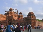 The air quality remained in the “satisfactory” category on Monday. (Hindustan Times)