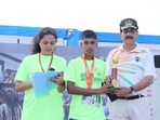 The trophies with certificates and prizes were distributed by ASP, Udhampur, Sandeep Bhat, IPS, in presence of enthusiastic athletes and locals. (HT)