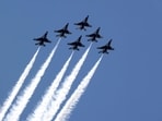 The US Air Force Thunderbirds were spotted flying over Huntington Beach, California.(Representational Image/ AFP)